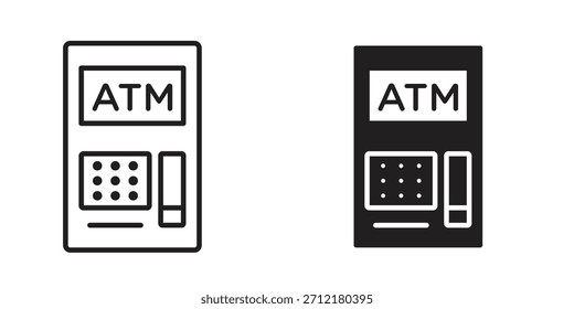Icono de cajero automático en Vector. Logotipo
