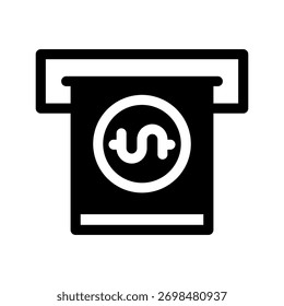 Ilustración De Diseño De Símbolo De Vector De Ícono De Atm