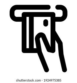atm iconusing line style