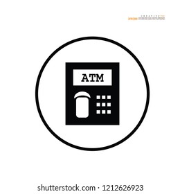 ATM icon.vector illustration.
