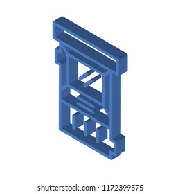 Atm isometric left top view 3D icon