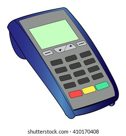 ATM keypad and POS-Terminal - simple icon