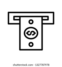 ATM line icon