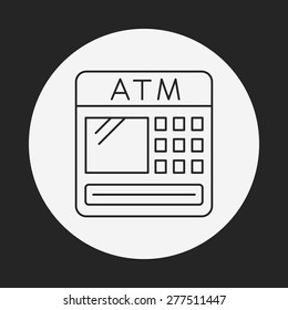 ATM line icon