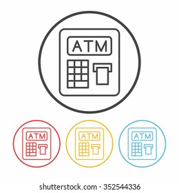 ATM Line Icon