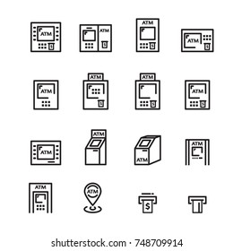 atm line icon