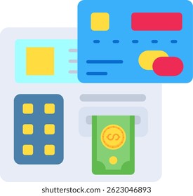 Atm Line vector Icon Design