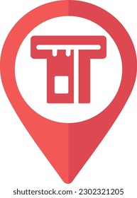  atm location icon vector ,symbol presentation icon or logo ilustration for website.
perfect use for web,pattern,design,etc