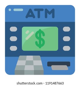 ATM machine bank 