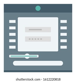 
Atm, atm machine Color Isolated Vector icon which can be easily modified
