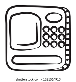 Diseño de iconos de máquina Atm, vector moderno de dispensador de efectivo 