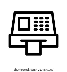 atm machine icon or logo isolated sign symbol vector illustration - high quality black style vector icons
