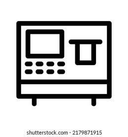 atm machine icon or logo isolated sign symbol vector illustration - high quality black style vector icons
