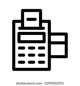 atm machine icon or logo isolated sign symbol vector illustration - high quality black style vector icons