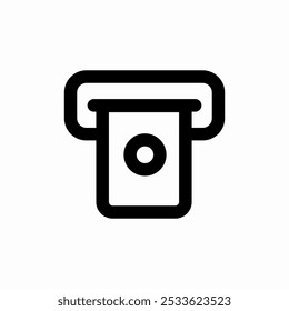 atm machine icon sign vector