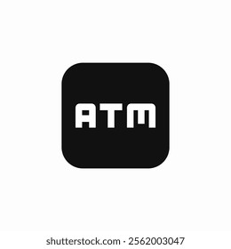 atm machine icon sign vector