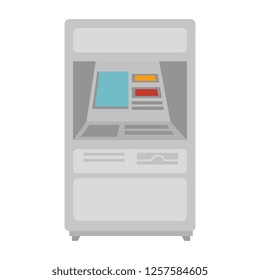 atm machine isolated icon