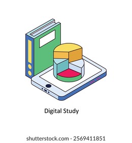 ATM Machine isometric Colored illustration. EPS File stock illustration
