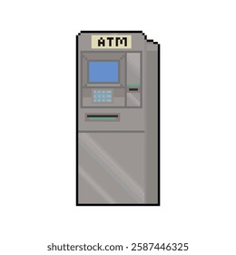 ATM MACHINE MONEY PIXEL ART