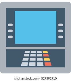 Atm Machine Vector Icon