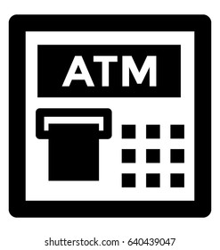 Atm Machine Vector Icon