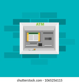 ATM machine - vector illustration