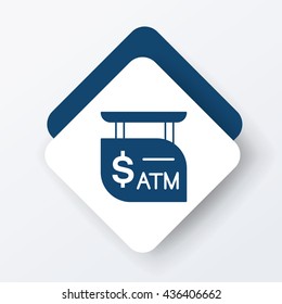 ATM sign icon