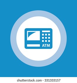 ATM sign icon . Vector illustration