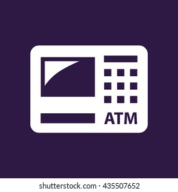 ATM sign icon . Vector illustration