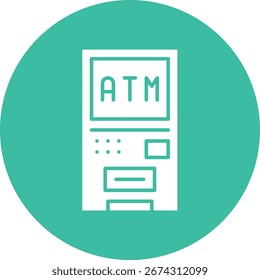 ATM einzelne Vektorsymbol-Abbildung