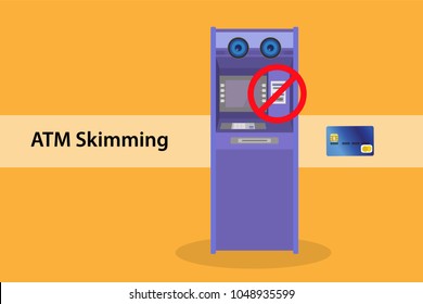 atm skimming stealling data from automated vending machine money