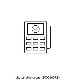 ATM Terminal icon vector sign