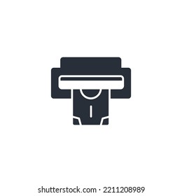 atm thin line icons. Vector illustration isolated on white. Editable stroke.