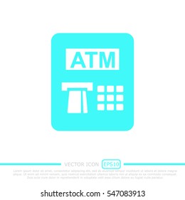 ATM vector icon
