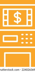 ATM vector icon. Can be used for printing, mobile and web applications.