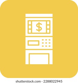 ATM vector icon. Can be used for printing, mobile and web applications.