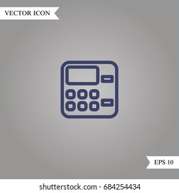 Atm vector icon, illustration symbol
