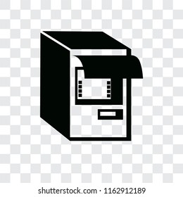 Atm vector icon isolated on transparent background, Atm logo concept