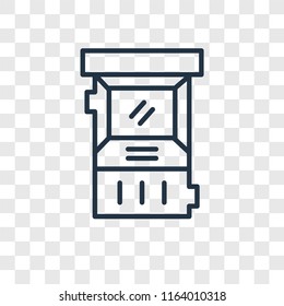 Atm vector icon isolated on transparent background, Atm logo concept