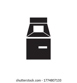 atm vector icon logo design