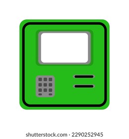 ATM vector icon. Terminal vector icon. Banking systems vector.