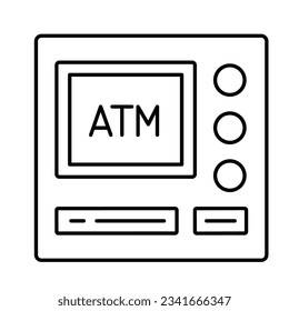 Atm Vector Icon which can easily modify

