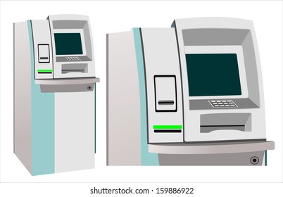 atm vector illustration isolated on white background