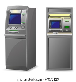 atm vector illustration isolated on white background
