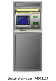 atm vector illustration isolated on white background