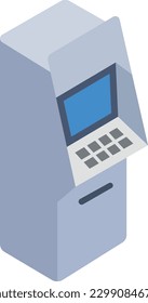 atm Vector illustration on a transparent background. Premium quality symbols. Flat icons for concept and graphic design.