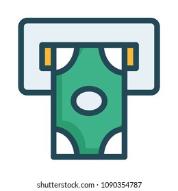 ATM withdraw money 