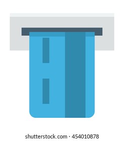 Atm Withdrawal Vector Icon