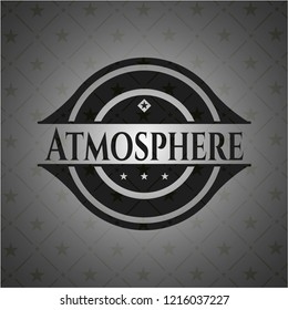 Atmosphere dark emblem. Retro