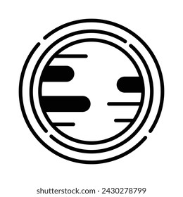 Diseño de Iconos de Atmósfera en Estilo Cinco con Trazo Editable. Línea, Sólido, Línea plana, Color de tono dúo y Línea degradada de color. Conveniente para la página web, aplicación móvil, UI, UX y diseño de GUI.